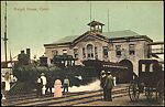 [145 Postcards of Railroad Stations Collected by Walker Evans], Photomechanical prints; gelatin silver prints