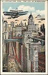 [11 Postcards of 'Fancy Architecture' Collected by Walker Evans], Photomechanical prints; gelatin silver print