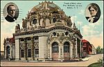 [11 Postcards of 'Fancy Architecture' Collected by Walker Evans], Photomechanical prints; gelatin silver print