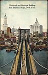 [24 Postcards of Brooklyn Bridge Collected by Walker Evans], Photomechanical prints