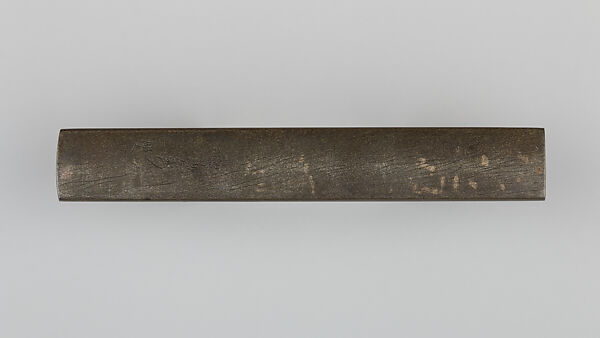 Knife Handle (Kozuka), Copper-silver alloy (shibuichi), gold, silver, Japanese