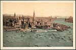 [15 Postcards of Skylines Collected by Walker Evans], Photomechanical prints