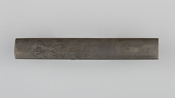 Knife Handle (Kozuka), Copper-silver alloy (shibuichi), gold, silver, copper, copper-gold alloy (shakudō), Japanese