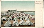 [16 Postcards of Tourist Camps Collected by Walker Evans], Photomechanical prints