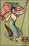 [25 Postcards with Patriotic, Religious or Sentimental Themes Collected by Walker Evans], Photomechanical prints