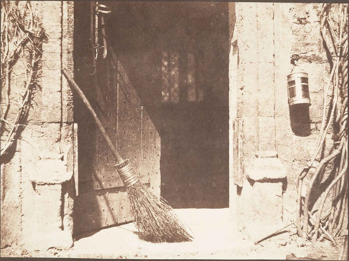 The Open Door, William Henry Fox Talbot (British, Dorset 1800–1877 Lacock), Salted paper print from paper negative 
