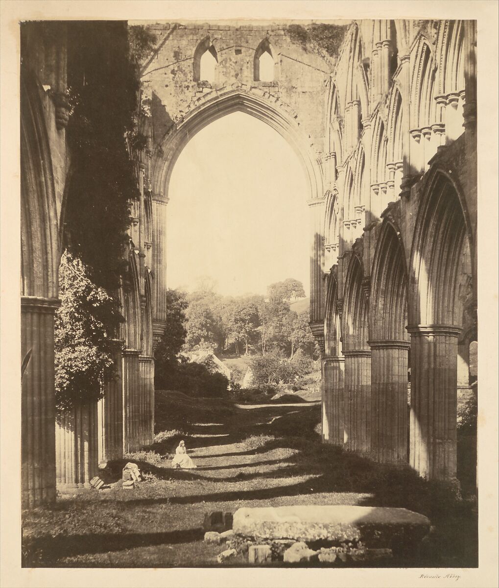 Rievaulx Abbey, Roger Fenton (British, 1819–1869), Albumen silver print from glass negative 