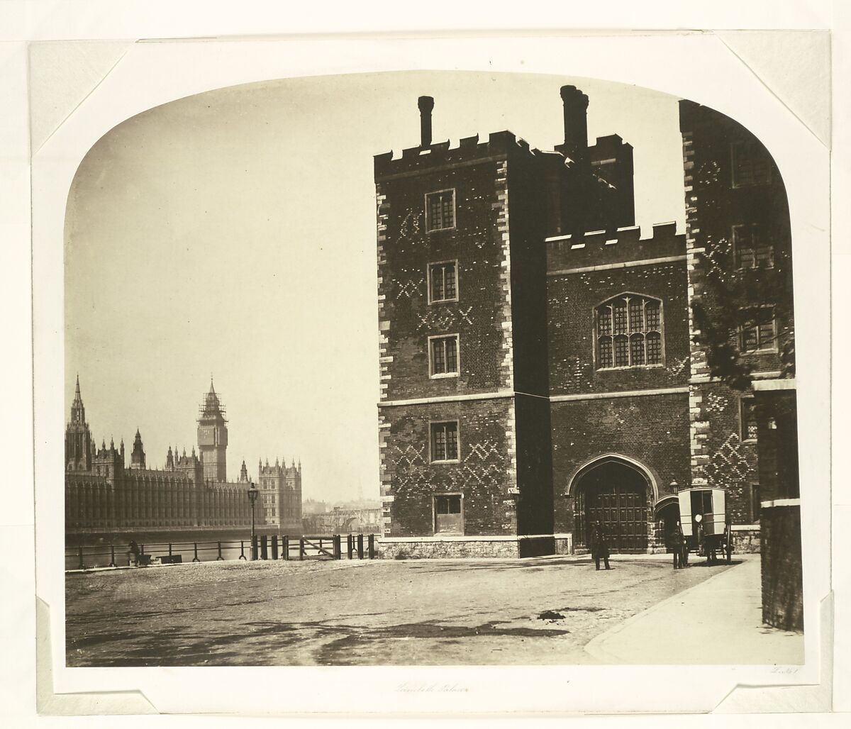 Lambeth Palace, Roger Fenton (British, 1819–1869), Albumen silver print from glass negative 