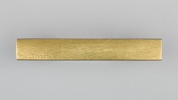 Knife Handle (Kozuka), Copper-gold alloy (shakudō), gold, silver, Japanese