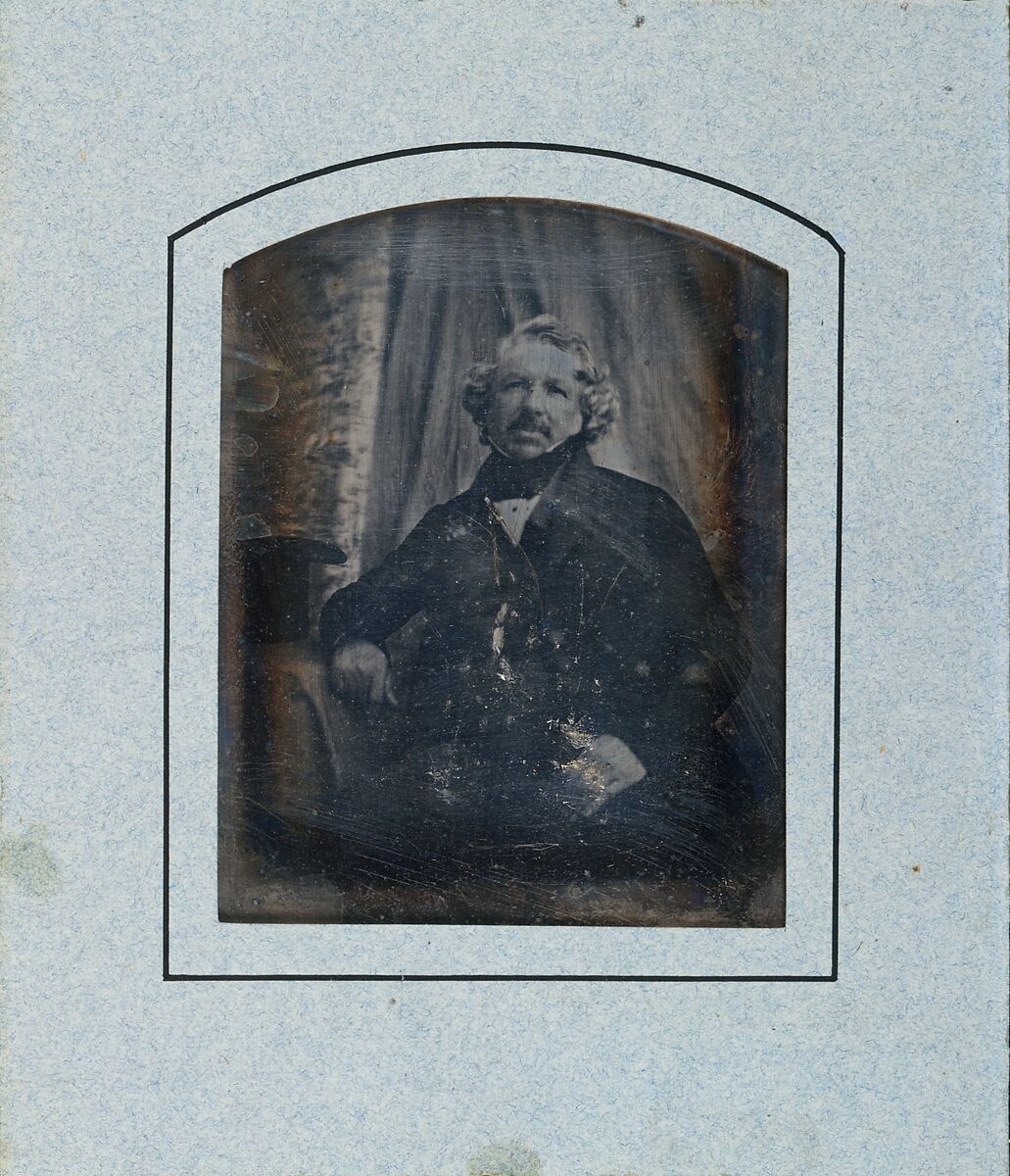 Louis-Jacques-Mandé Daguerre, Unknown (French), Daguerreotype 