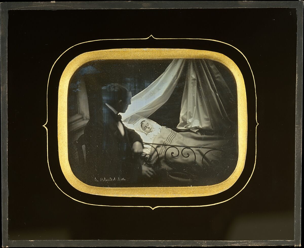 [Postmortem], Alphonse Le Blondel (French, Bréhal 1814–1875 Lille), Daguerreotype 