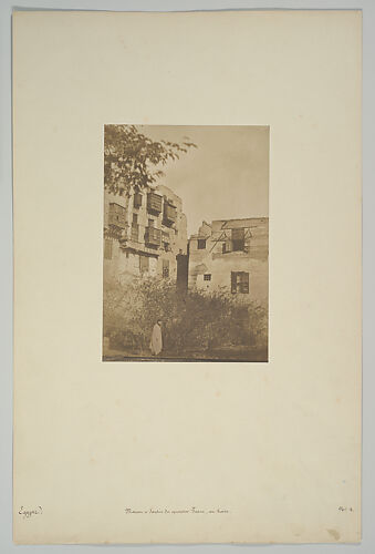 House and Garden in the Frankish Quarter, Cairo