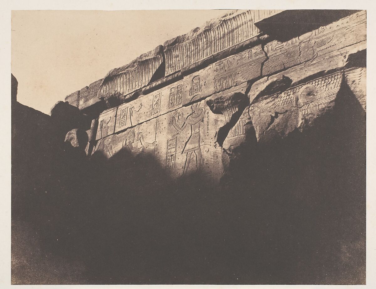 Dakkeh, John Beasley Greene (American, born France, Le Havre 1832–1856 Cairo, Egypt), Salted paper print from paper negative 
