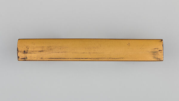 Knife Handle (Kozuka), Lacquer, abalone shell, metal, Japanese