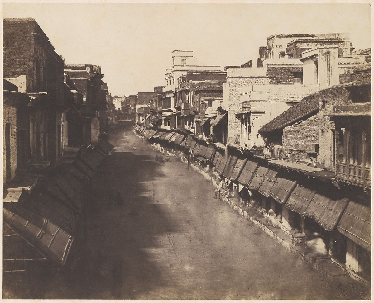 The Chowk, John Murray (British, Blackhouse, Aberdeenshire, Scotland 1809–1898 Sheringham, Norfolk county, England), Salted paper print from paper negative 