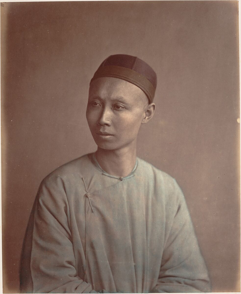 Interprète de la légation Austro-Hongroise, Raimund von Stillfried (Austrian, 1839–1911), Albumen silver print from glass negative with applied color 