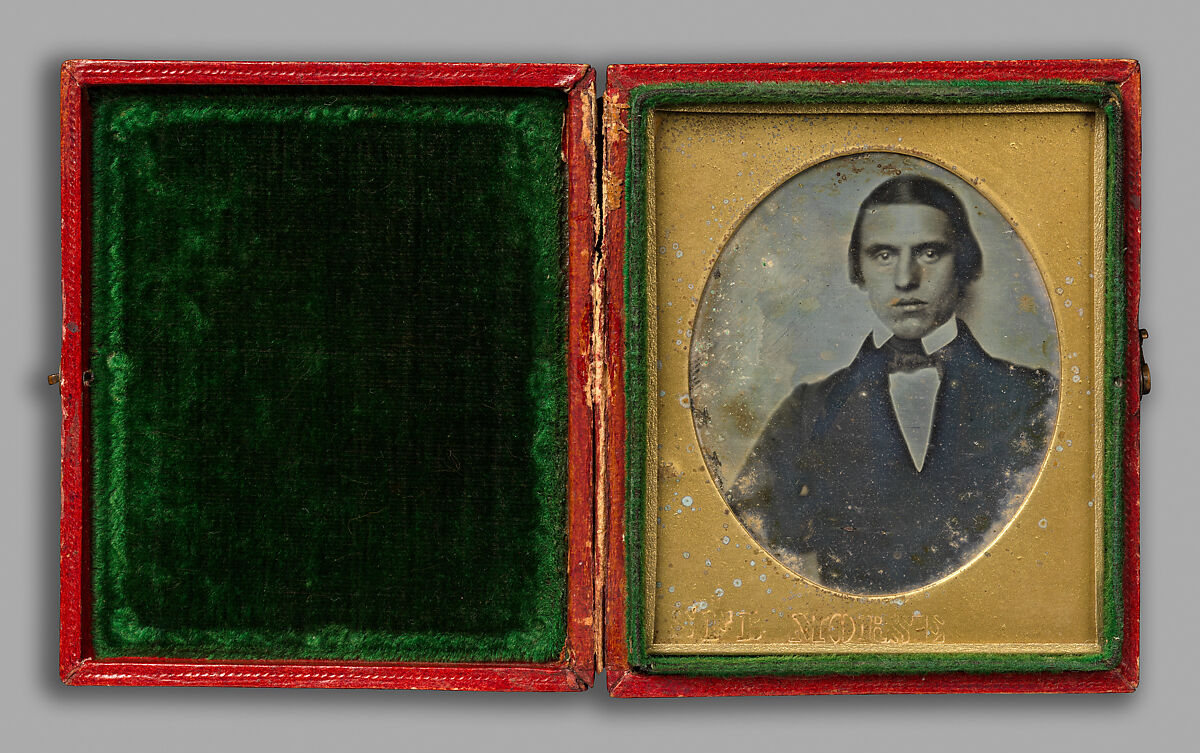 [Portrait of a Young Man], Samuel F. B. Morse  American, Daguerreotype