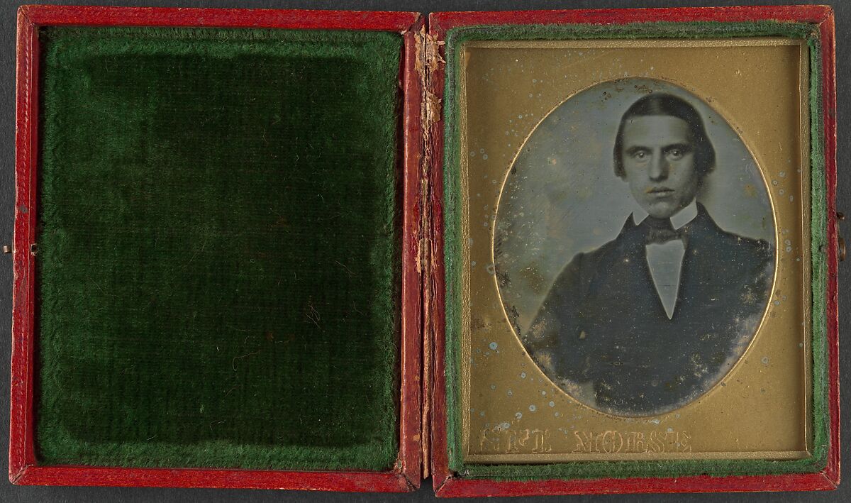 [Portrait of a Young Man], Samuel F. B. Morse (American, Charlestown, Massachusetts 1791–1872 New York), Daguerreotype 