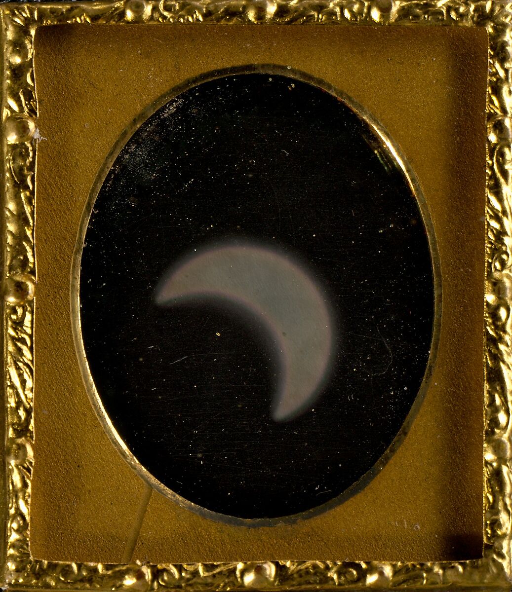 Eclipse of the Sun, W. &amp; F. Langenheim (American, active 1843–1874), Daguerreotype