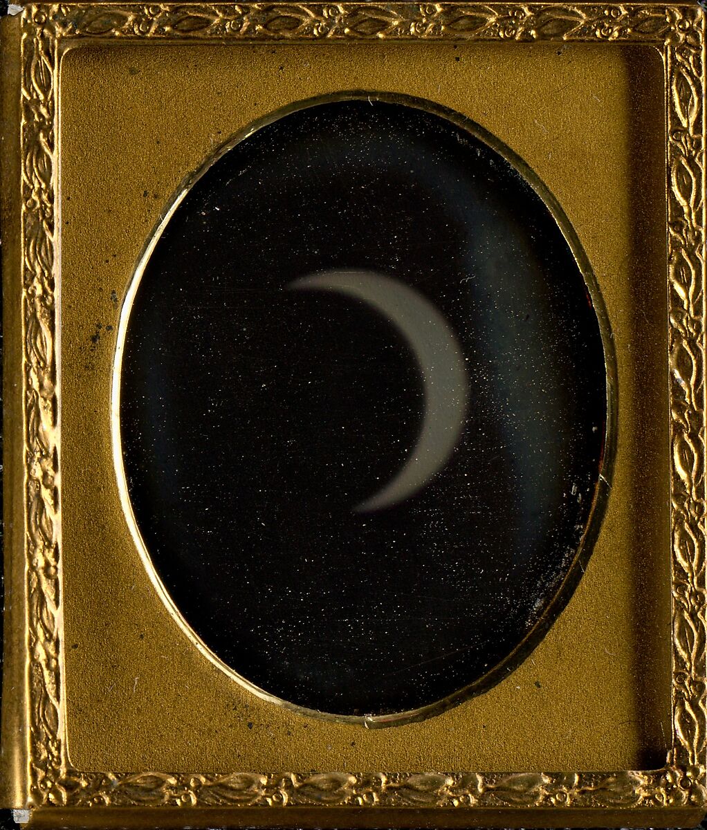 Eclipse of the Sun, W. &amp; F. Langenheim (American, active 1843–1874), Daguerreotype