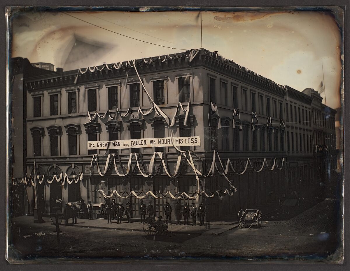 [The Great Man Has Fallen], Robert H. Vance (American, died 1876), Daguerreotype