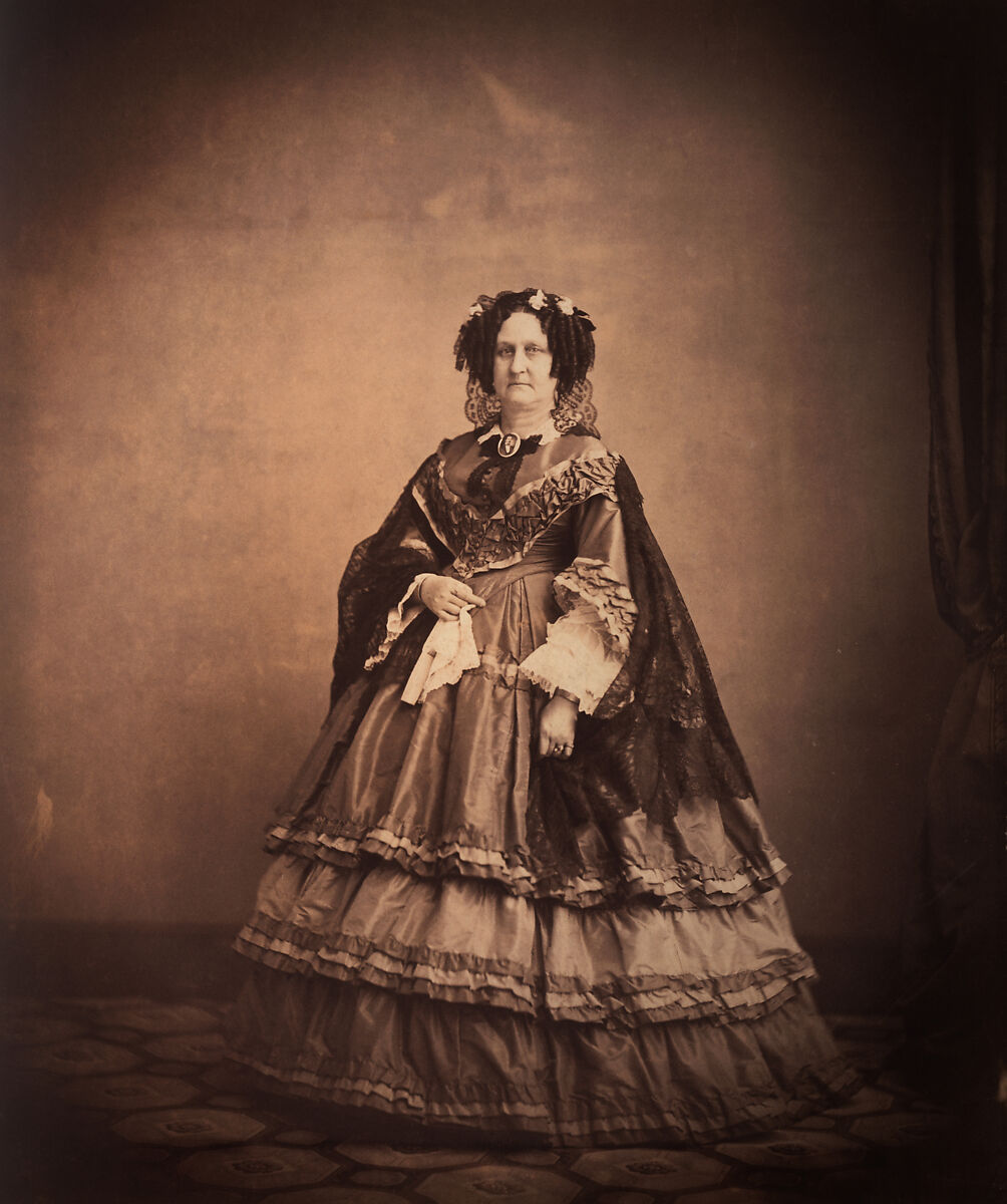 [Cornelia Van Ness Roosevelt], Mathew B. Brady (American, born Ireland, 1823?–1896 New York), Salted paper print from glass negative 