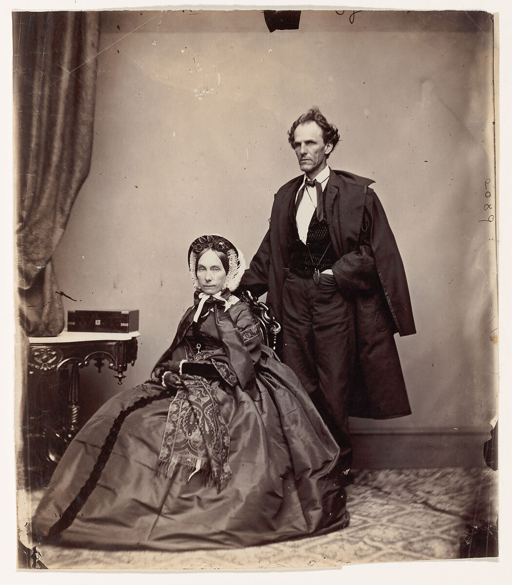 [Senator and Mrs. James Henry Lane], Brady &amp; Co. (American, active 1840s–1880s), Albumen silver print from glass negative 