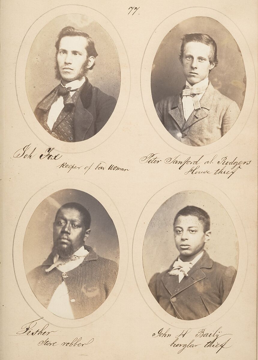 Rogues, a Study of Characters, Samuel G. Szabó (Hungarian, active America ca. 1854–61), Salted paper prints from glass negatives