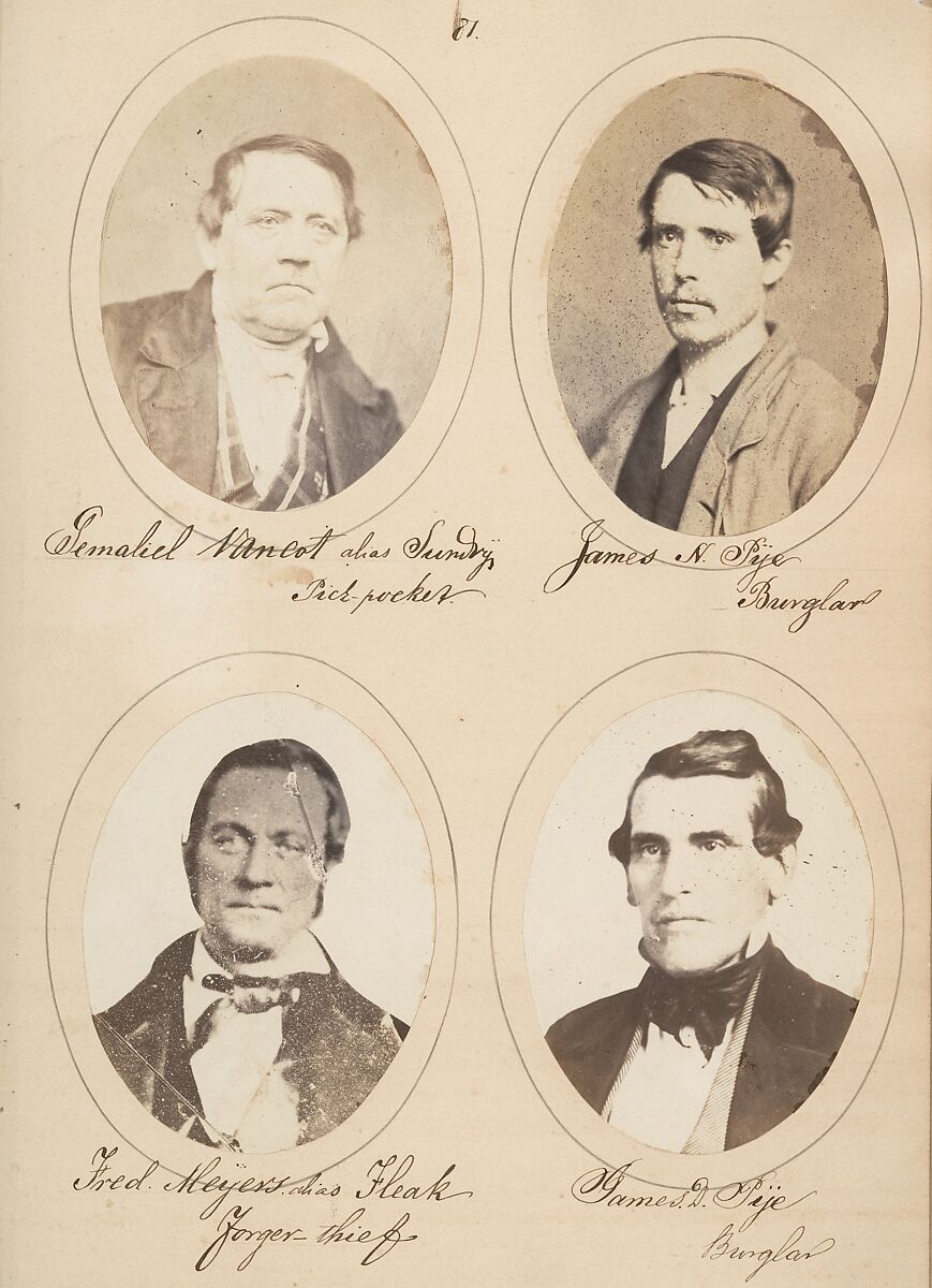 Rogues, a Study of Characters, Samuel G. Szabó (Hungarian, active America ca. 1854–61), Salted paper prints from glass negatives