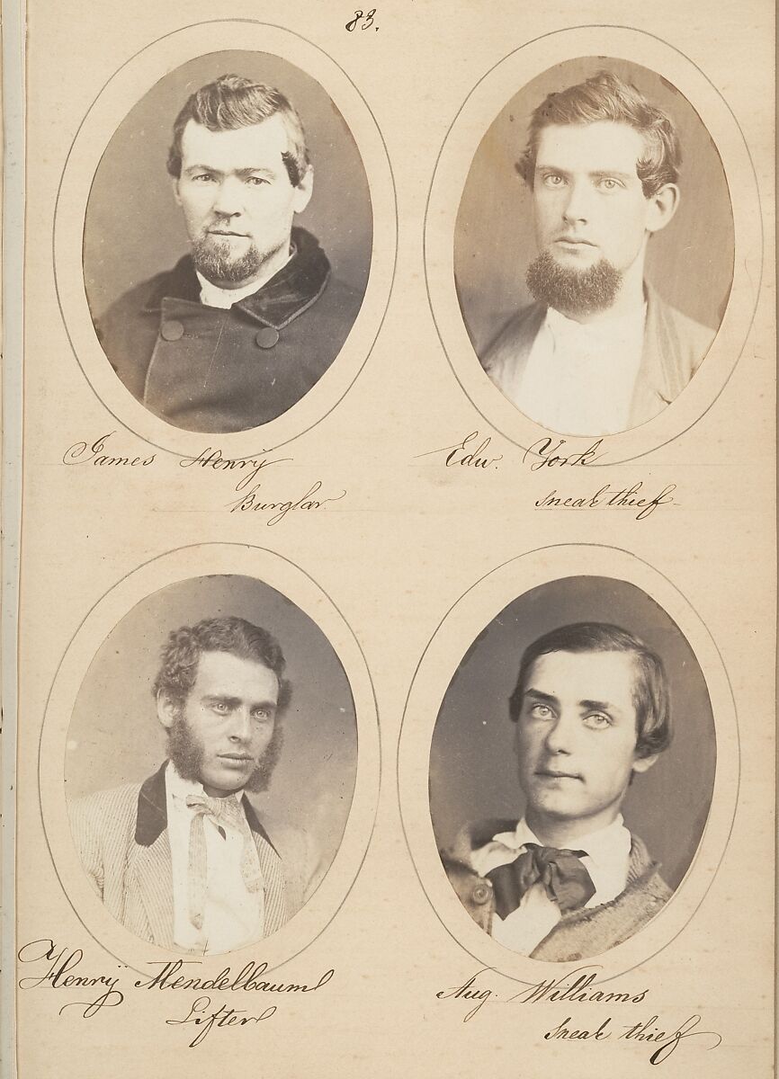 Rogues, a Study of Characters, Samuel G. Szabó (Hungarian, active America ca. 1854–61), Salted paper prints from glass negatives