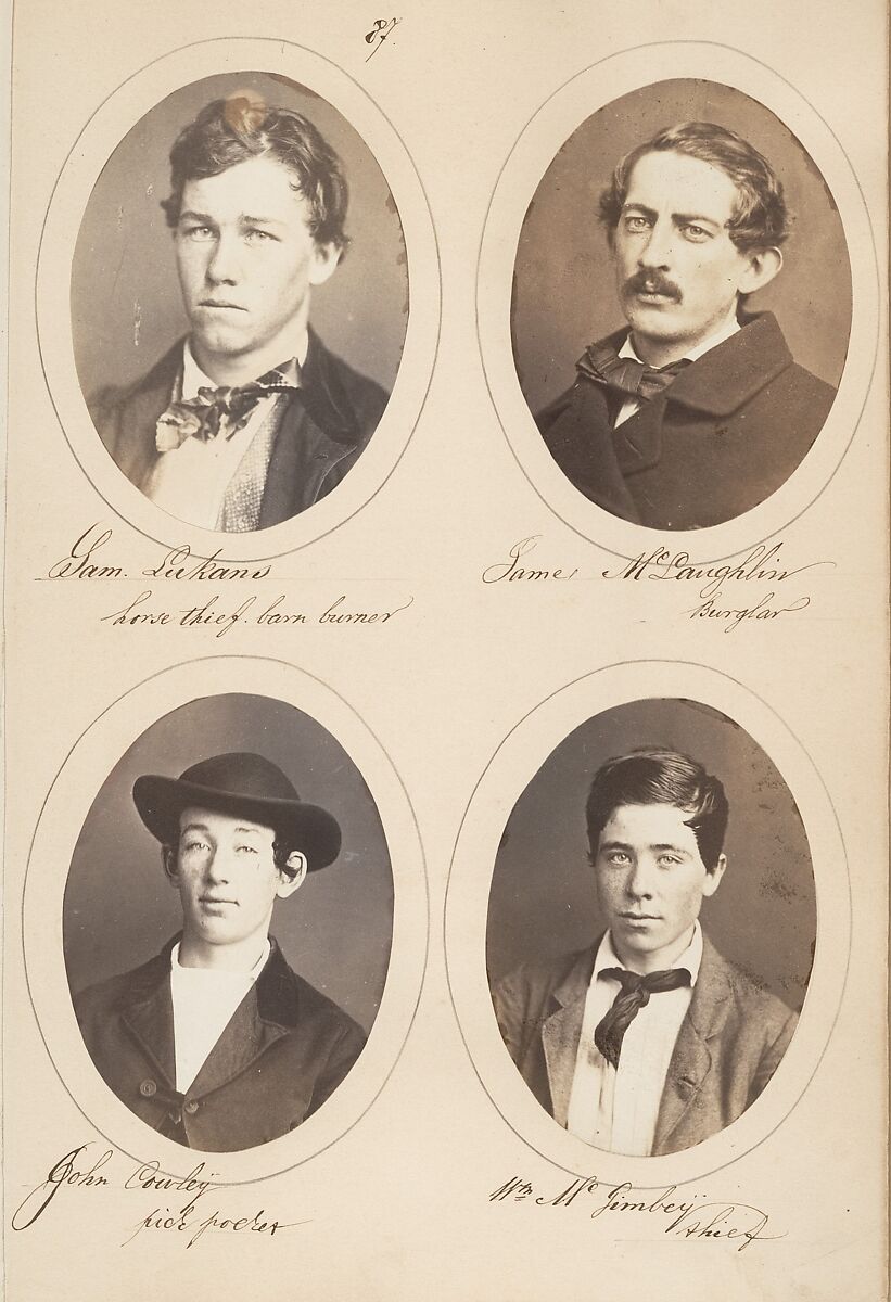 Rogues, a Study of Characters, Samuel G. Szabó (Hungarian, active America ca. 1854–61), Salted paper prints from glass negatives