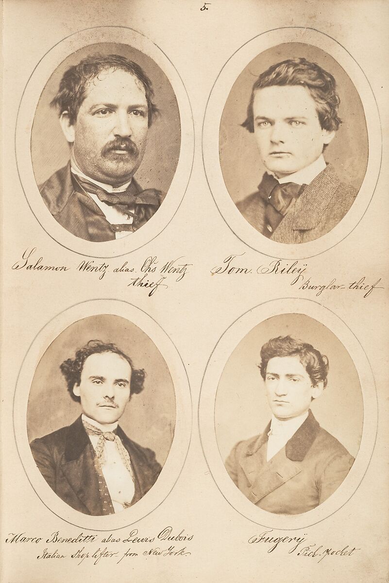 Rogues, a Study of Characters, Samuel G. Szabó (Hungarian, active America ca. 1854–61), Salted paper prints from glass negatives