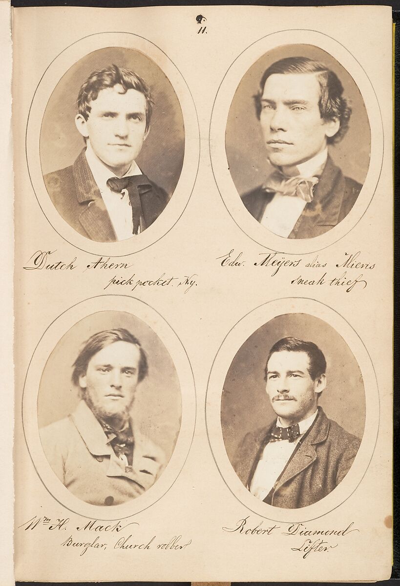 Rogues, a Study of Characters, Samuel G. Szabó (Hungarian, active America ca. 1854–61), Salted paper prints from glass negatives