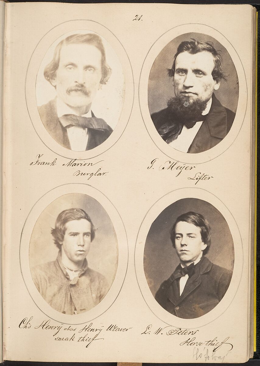 Rogues, a Study of Characters, Samuel G. Szabó (Hungarian, active America ca. 1854–61), Salted paper prints from glass negatives