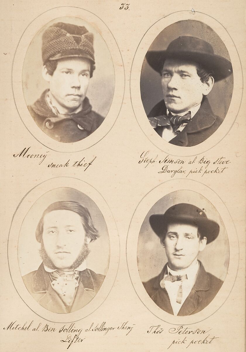 Rogues, a Study of Characters, Samuel G. Szabó (Hungarian, active America ca. 1854–61), Salted paper prints from glass negatives