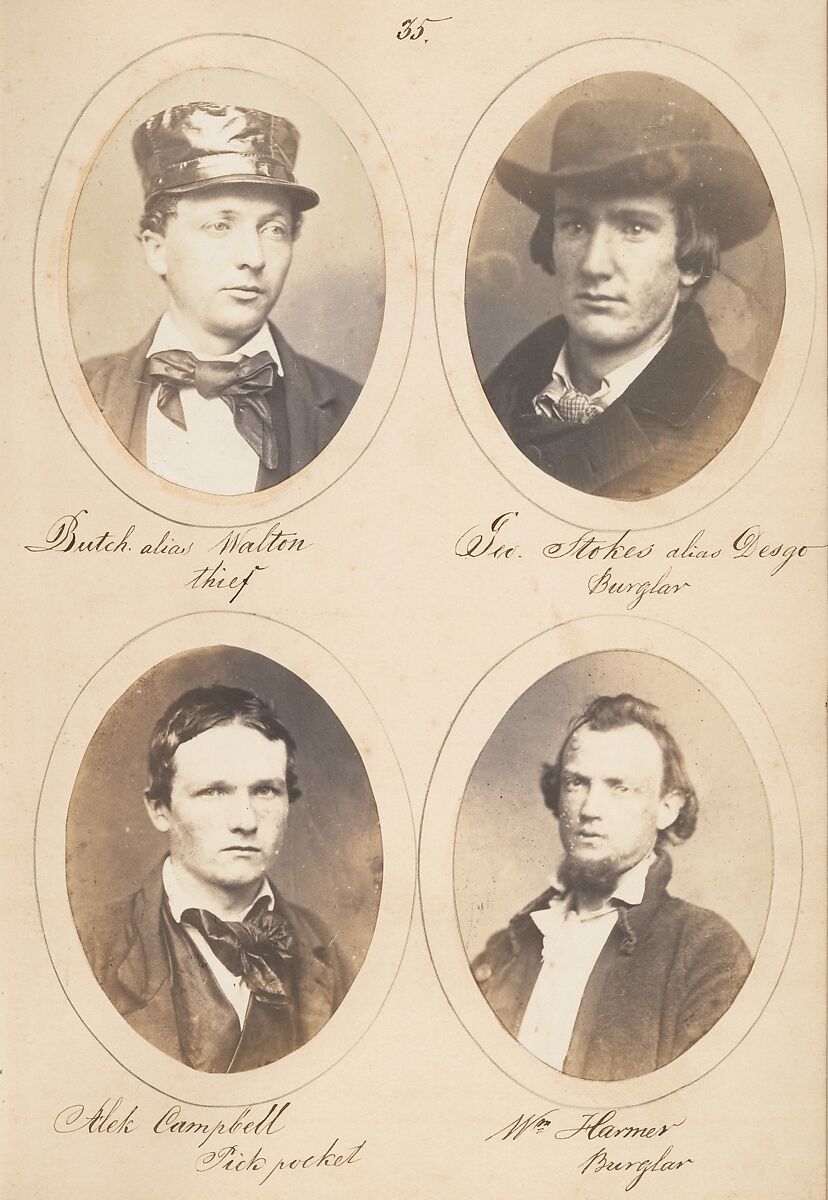 Rogues, a Study of Characters, Samuel G. Szabó (Hungarian, active America ca. 1854–61), Salted paper prints from glass negatives