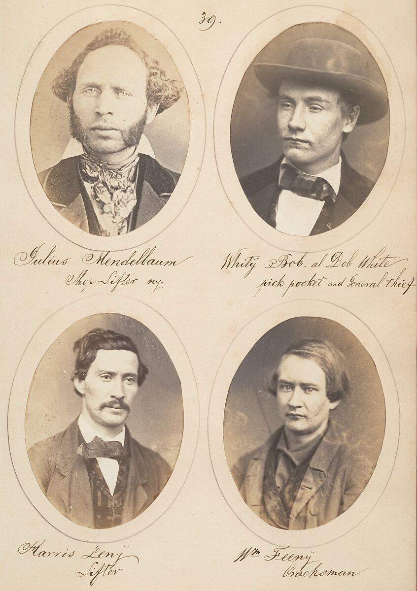 Rogues, a Study of Characters, Samuel G. Szabó (Hungarian, active America ca. 1854–61), Salted paper prints from glass negatives