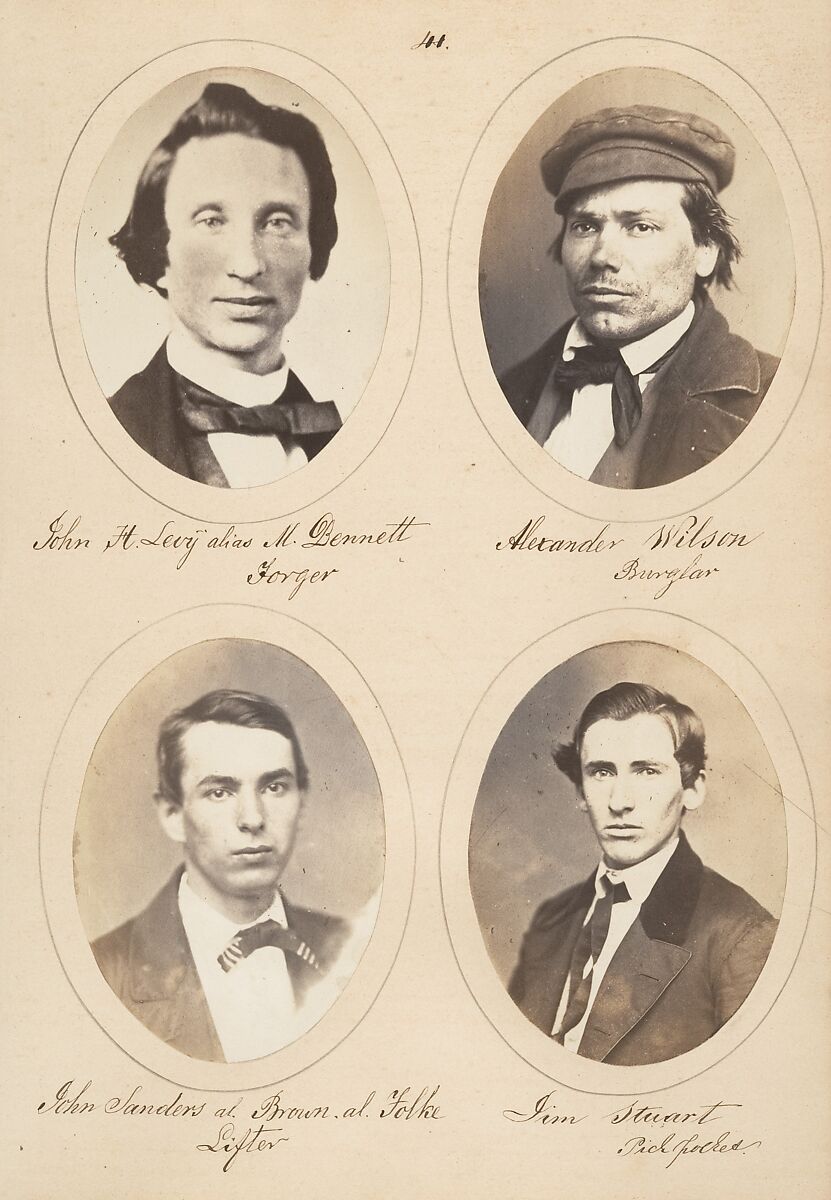 Rogues, a Study of Characters, Samuel G. Szabó (Hungarian, active America ca. 1854–61), Salted paper prints from glass negatives