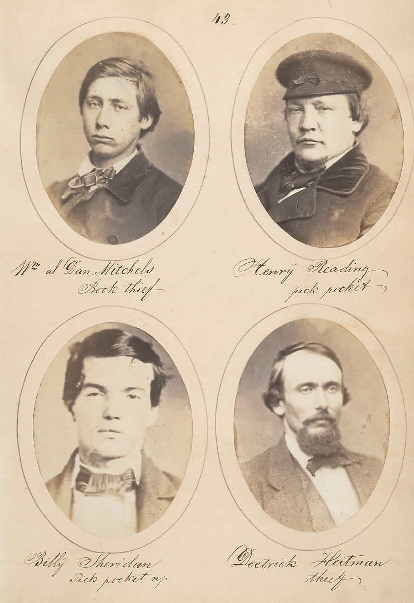 Rogues, a Study of Characters, Samuel G. Szabó (Hungarian, active America ca. 1854–61), Salted paper prints from glass negatives