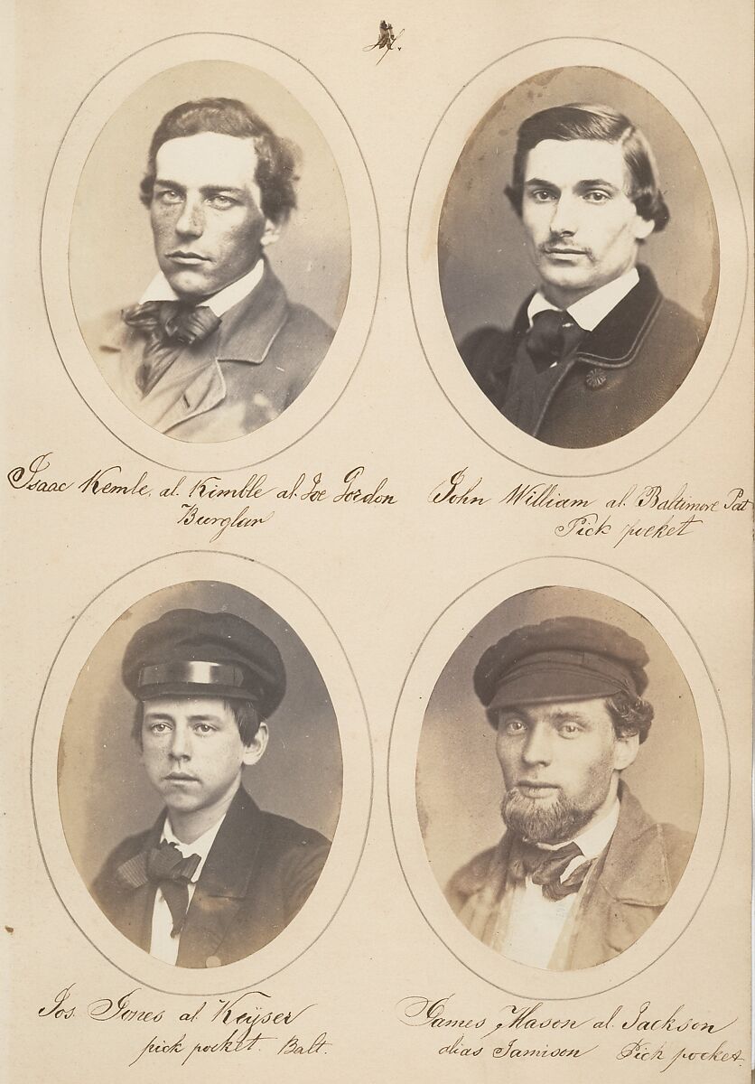 Rogues, a Study of Characters, Samuel G. Szabó (Hungarian, active America ca. 1854–61), Salted paper prints from glass negatives