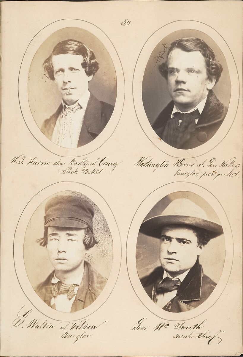 Rogues, a Study of Characters, Samuel G. Szabó (Hungarian, active America ca. 1854–61), Salted paper prints from glass negatives