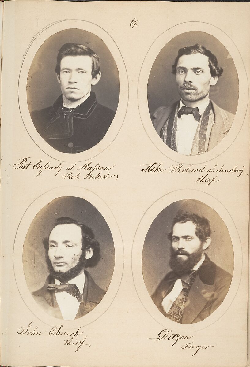 Rogues, a Study of Characters, Samuel G. Szabó (Hungarian, active America ca. 1854–61), Salted paper prints from glass negatives