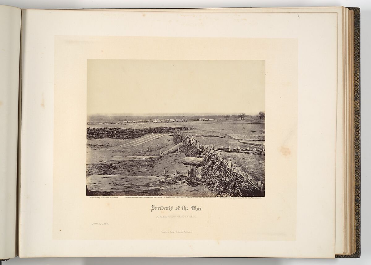 Gardner's Photographic Sketchbook of the War, Volume 1, Alexander Gardner (American, Glasgow, Scotland 1821–1882 Washington, D.C.), Albumen silver prints from glass negatives