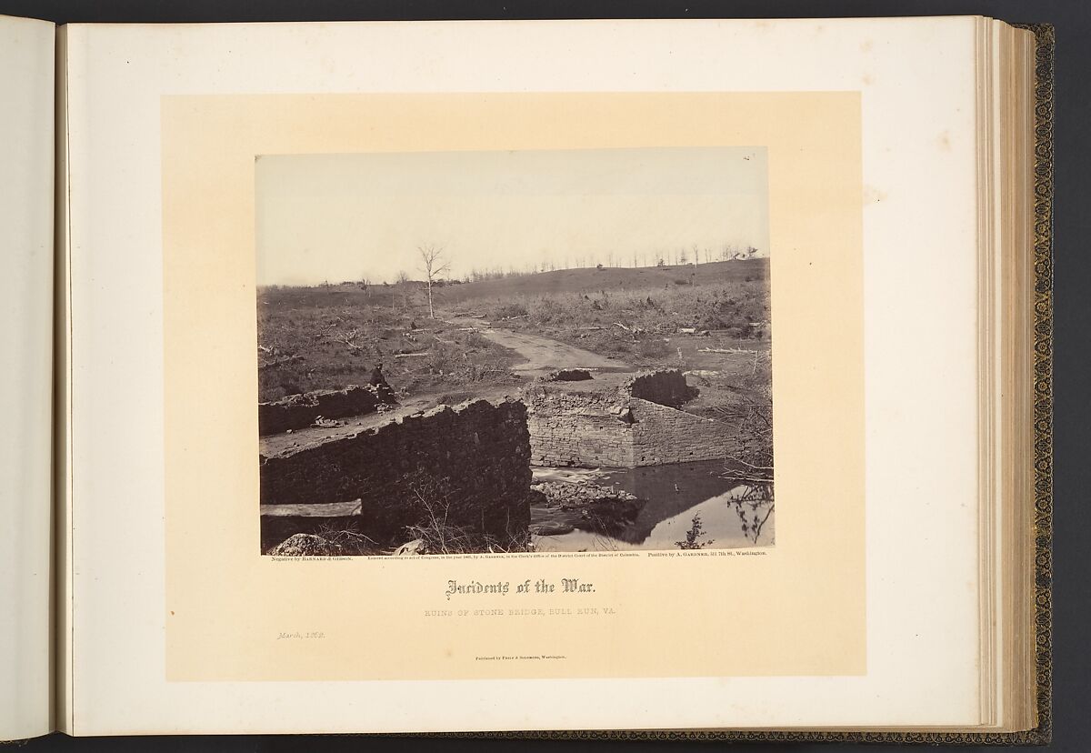 Gardner's Photographic Sketchbook of the War, Volume 1, Alexander Gardner (American, Glasgow, Scotland 1821–1882 Washington, D.C.), Albumen silver prints from glass negatives