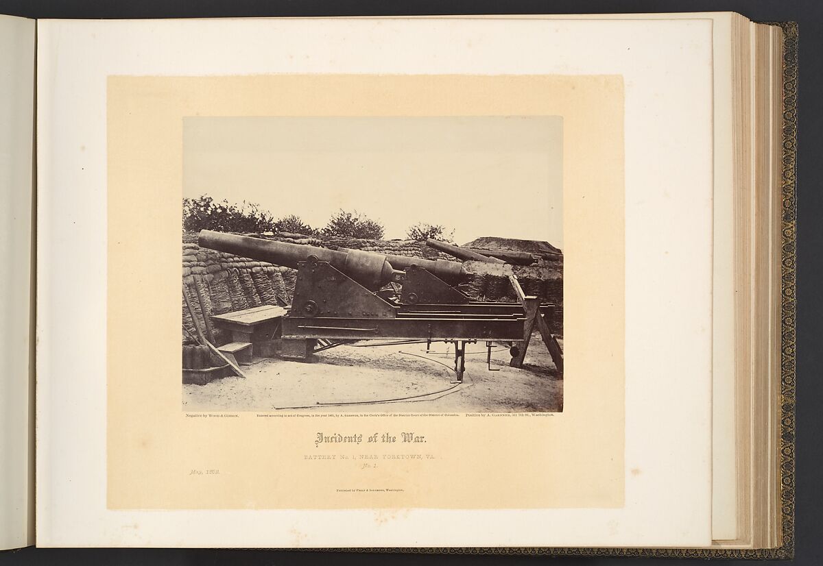 Gardner's Photographic Sketchbook of the War, Volume 1, Alexander Gardner (American, Glasgow, Scotland 1821–1882 Washington, D.C.), Albumen silver prints from glass negatives