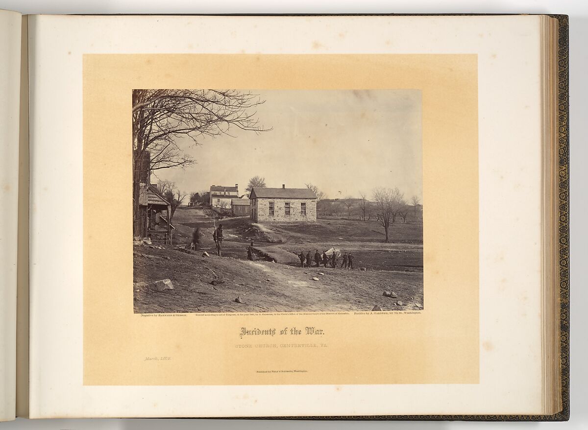 Gardner's Photographic Sketchbook of the War, Volume 1, Alexander Gardner (American, Glasgow, Scotland 1821–1882 Washington, D.C.), Albumen silver prints from glass negatives