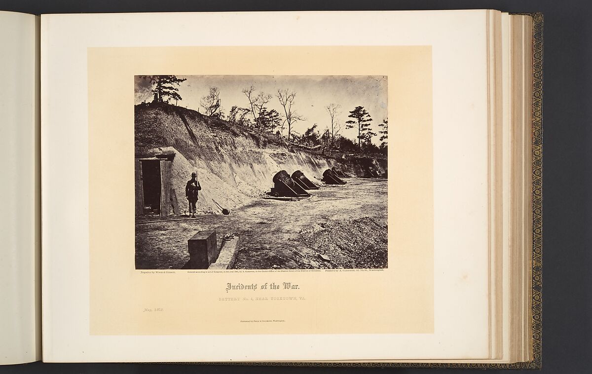 Gardner's Photographic Sketchbook of the War, Volume 1, Alexander Gardner (American, Glasgow, Scotland 1821–1882 Washington, D.C.), Albumen silver prints from glass negatives
