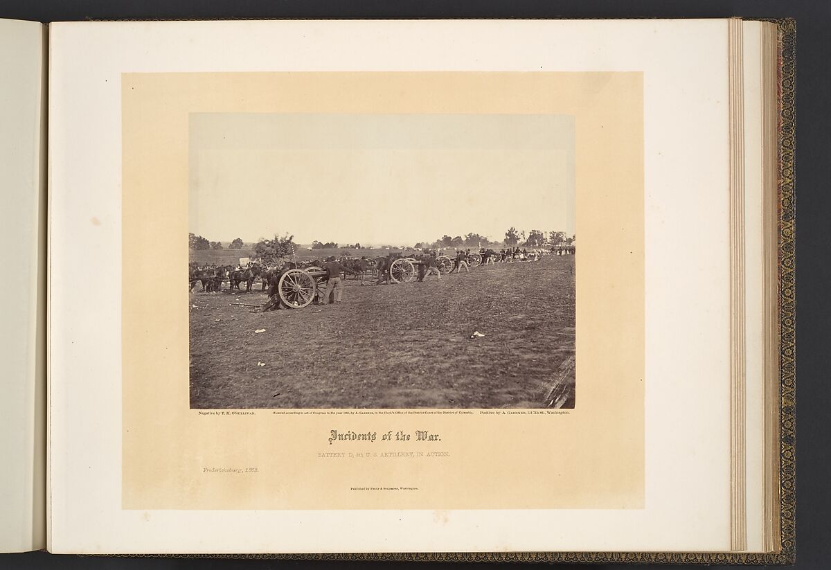 Gardner's Photographic Sketchbook of the War, Volume 1, Alexander Gardner (American, Glasgow, Scotland 1821–1882 Washington, D.C.), Albumen silver prints from glass negatives