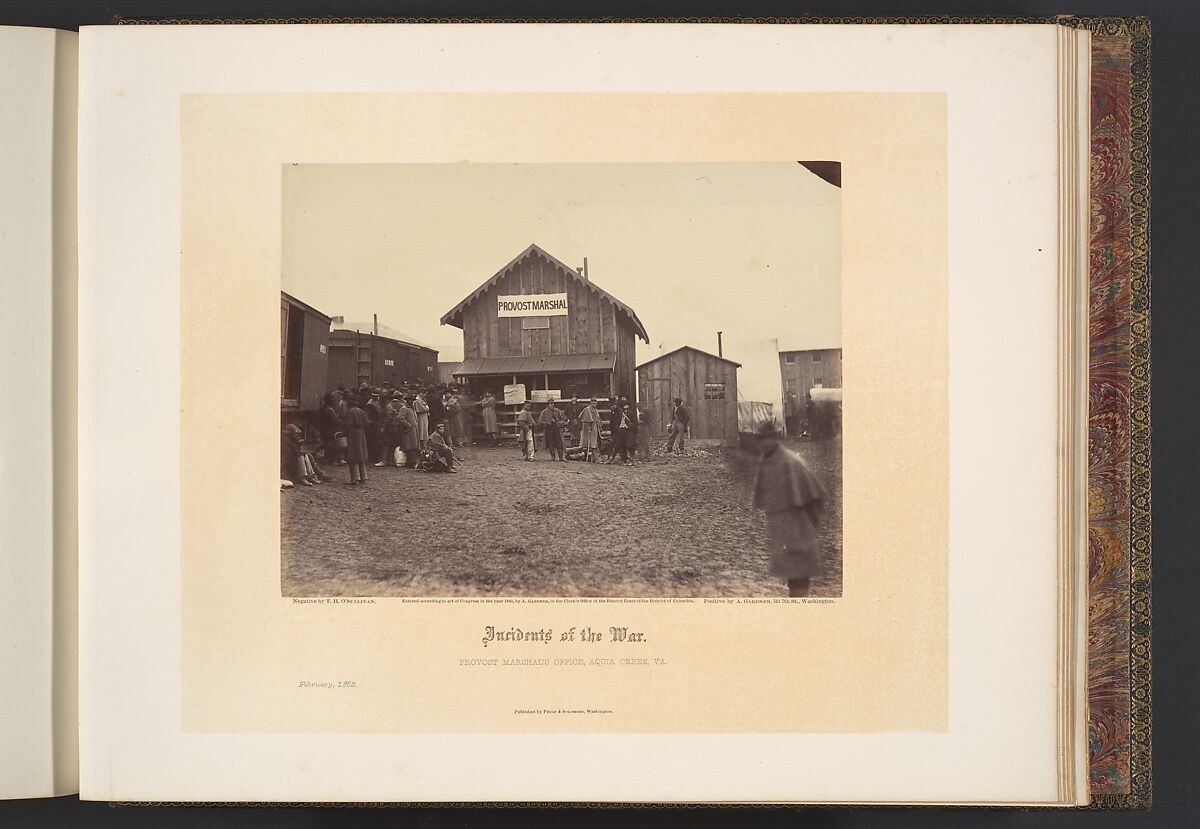 Gardner's Photographic Sketchbook of the War, Volume 1, Alexander Gardner (American, Glasgow, Scotland 1821–1882 Washington, D.C.), Albumen silver prints from glass negatives