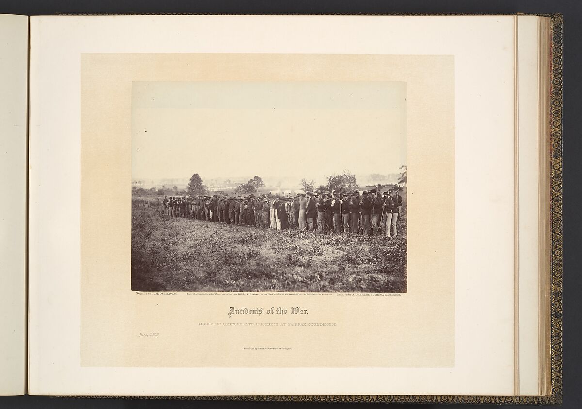 Gardner's Photographic Sketchbook of the War, Volume 1, Alexander Gardner (American, Glasgow, Scotland 1821–1882 Washington, D.C.), Albumen silver prints from glass negatives